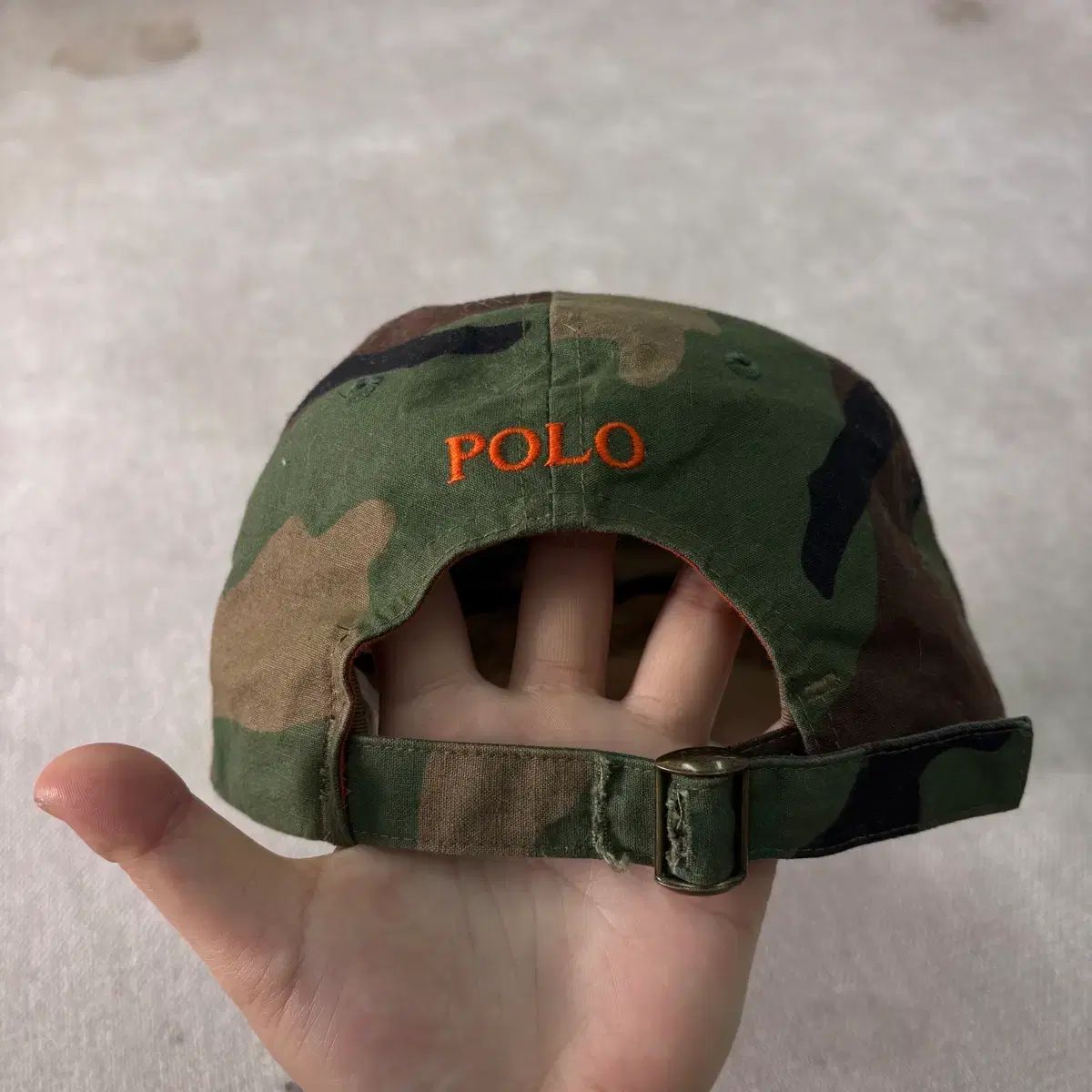 ポロ ラルフローレン カモフラ ミリタリー ベースボールキャップ