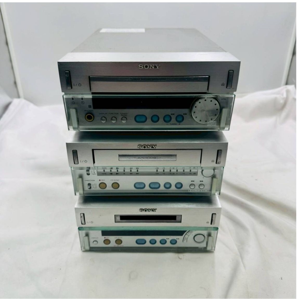 SONY TC-SD1 / MDS-SD1 セット ◇ カセットデッキ＆MDデッキ 現状品