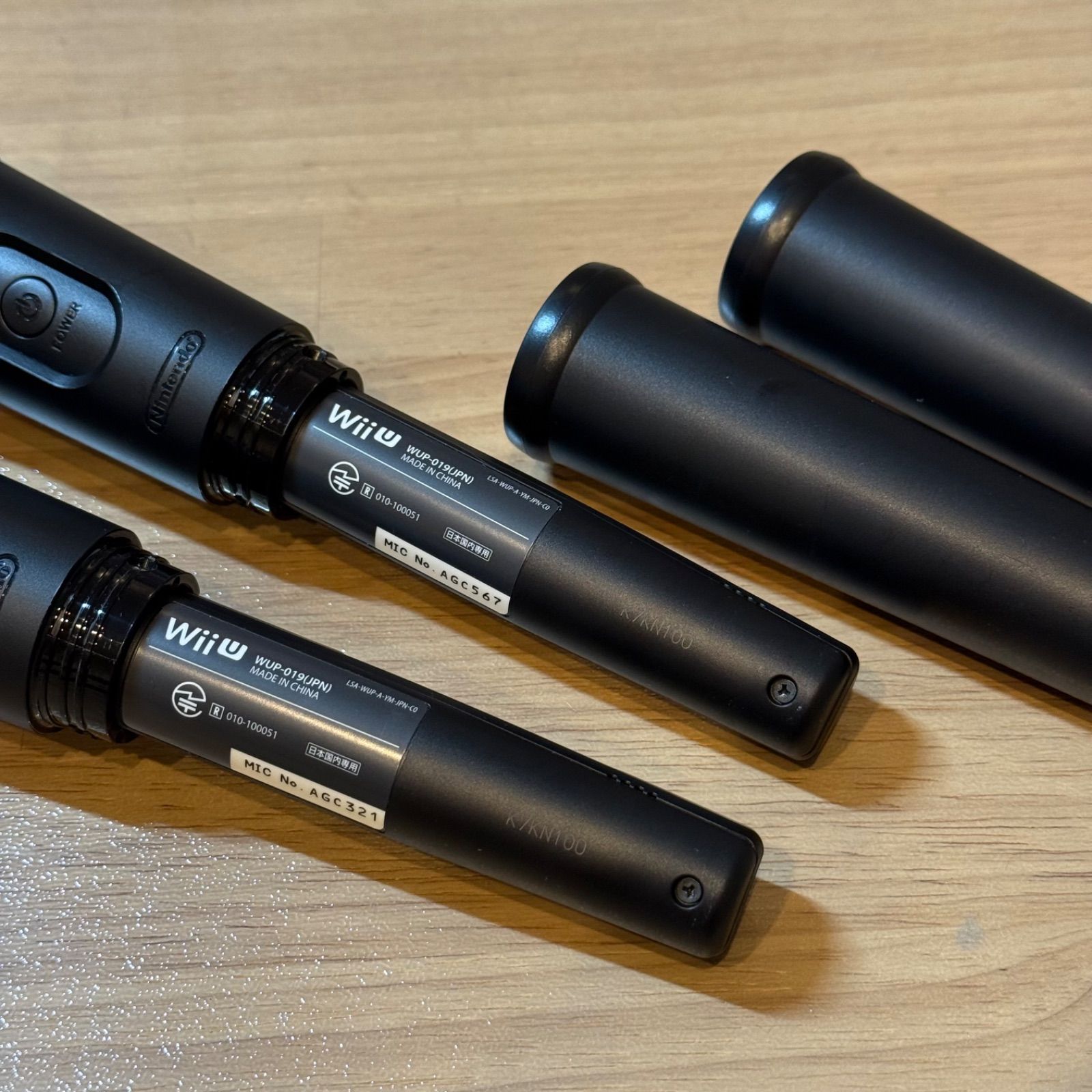  1 041 WiiU Switch ワイヤレスマイク 2本 セット販売 レシーバー付き その他 周辺機器