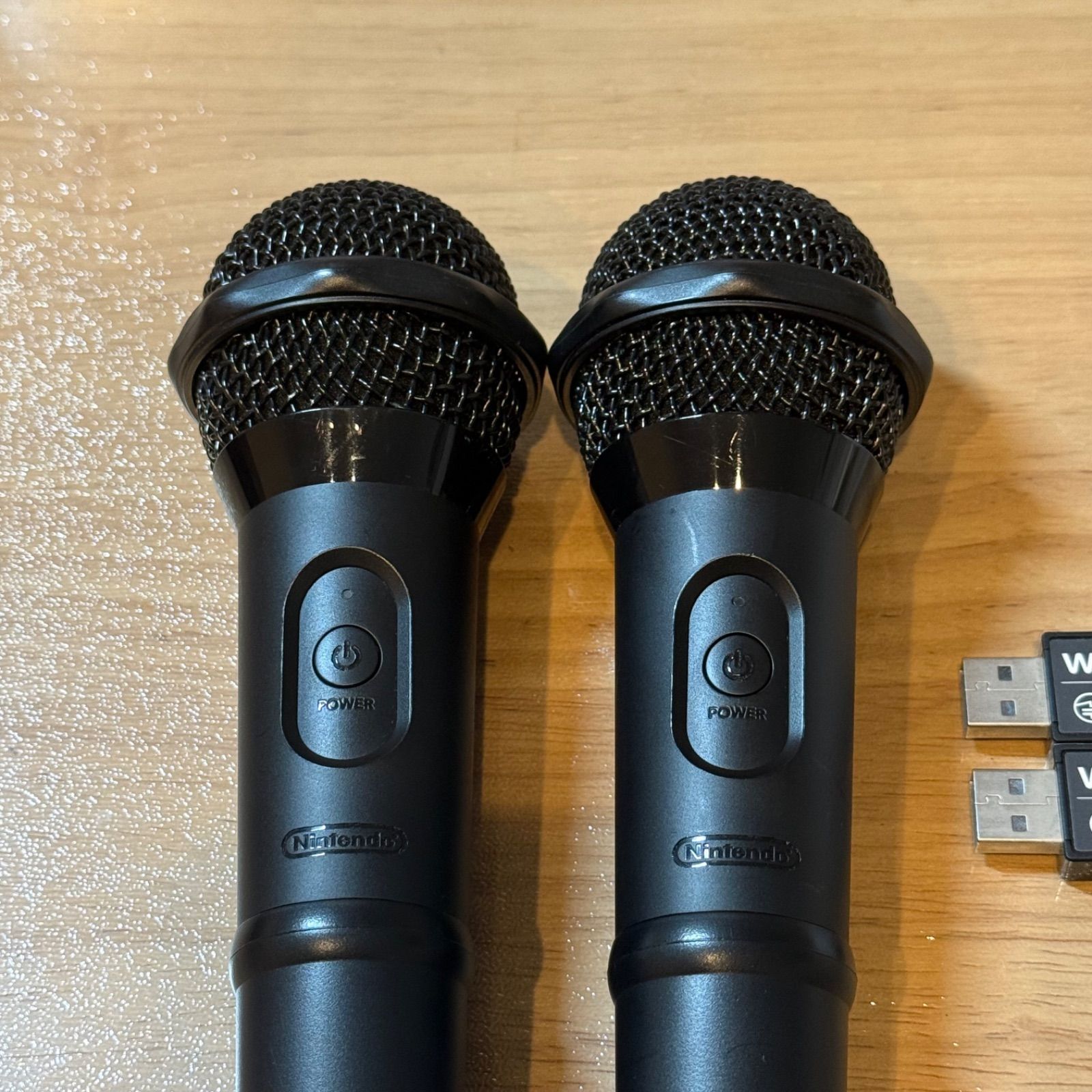1 041 WiiU Switch ワイヤレスマイク 2本 セット販売 レシーバー付き