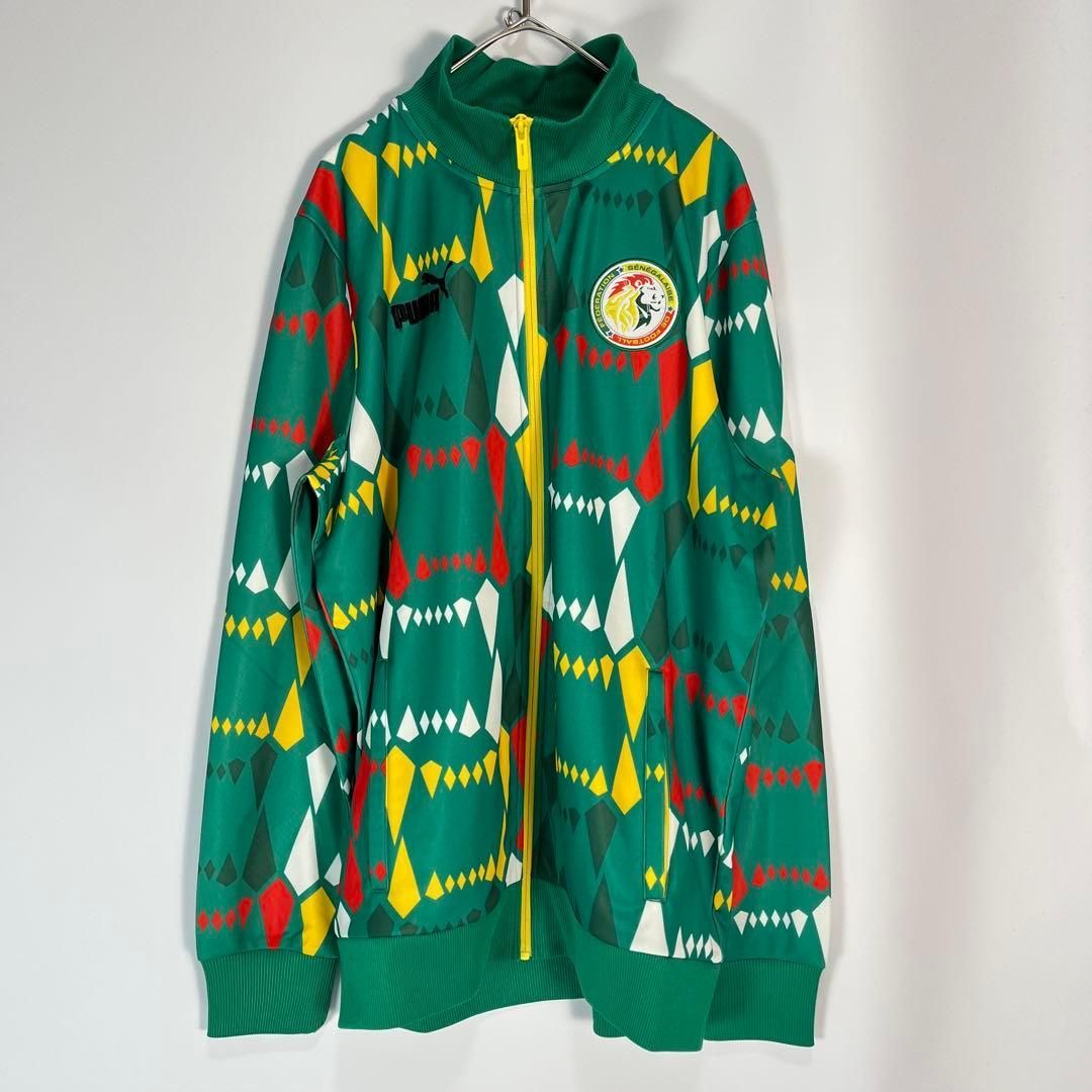 未使用級 PUMA セネガル代表 トラックジャケット ジャージ 刺繍ロゴ