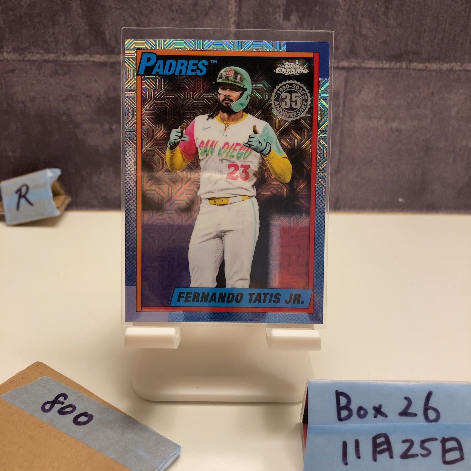 2025 Topps Chrome Fernando Tatis Jr. San Diego Padres 35th 