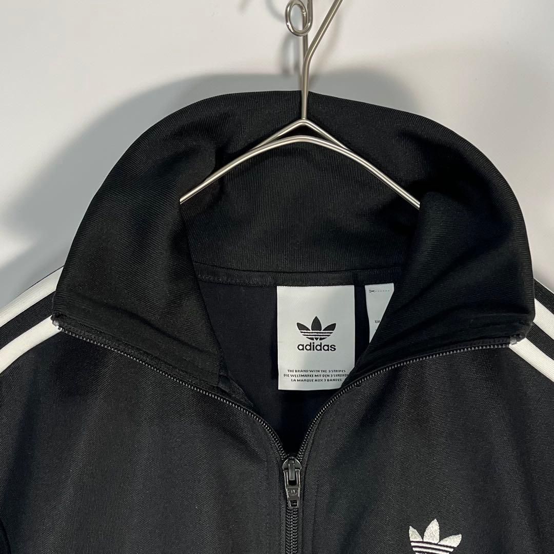 未使用級 adidas トラックジャケット ベッケンバウアー ブラック 刺繍