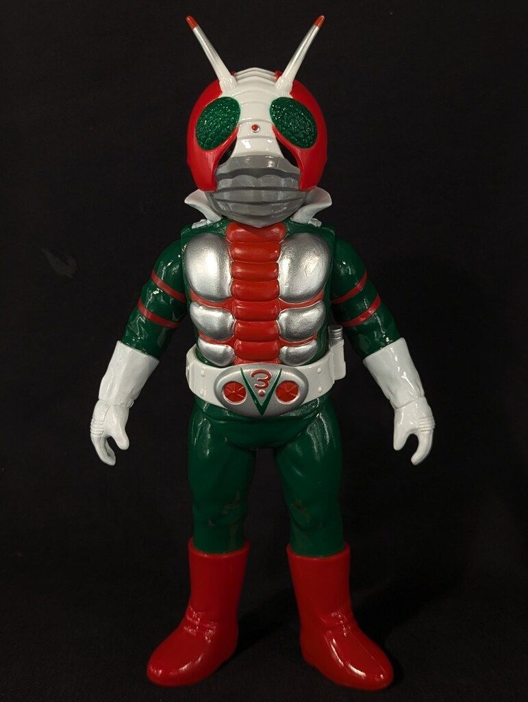 メディコム・トイ 東映レトロソフビコレクション 仮面ライダーV3 仮面
