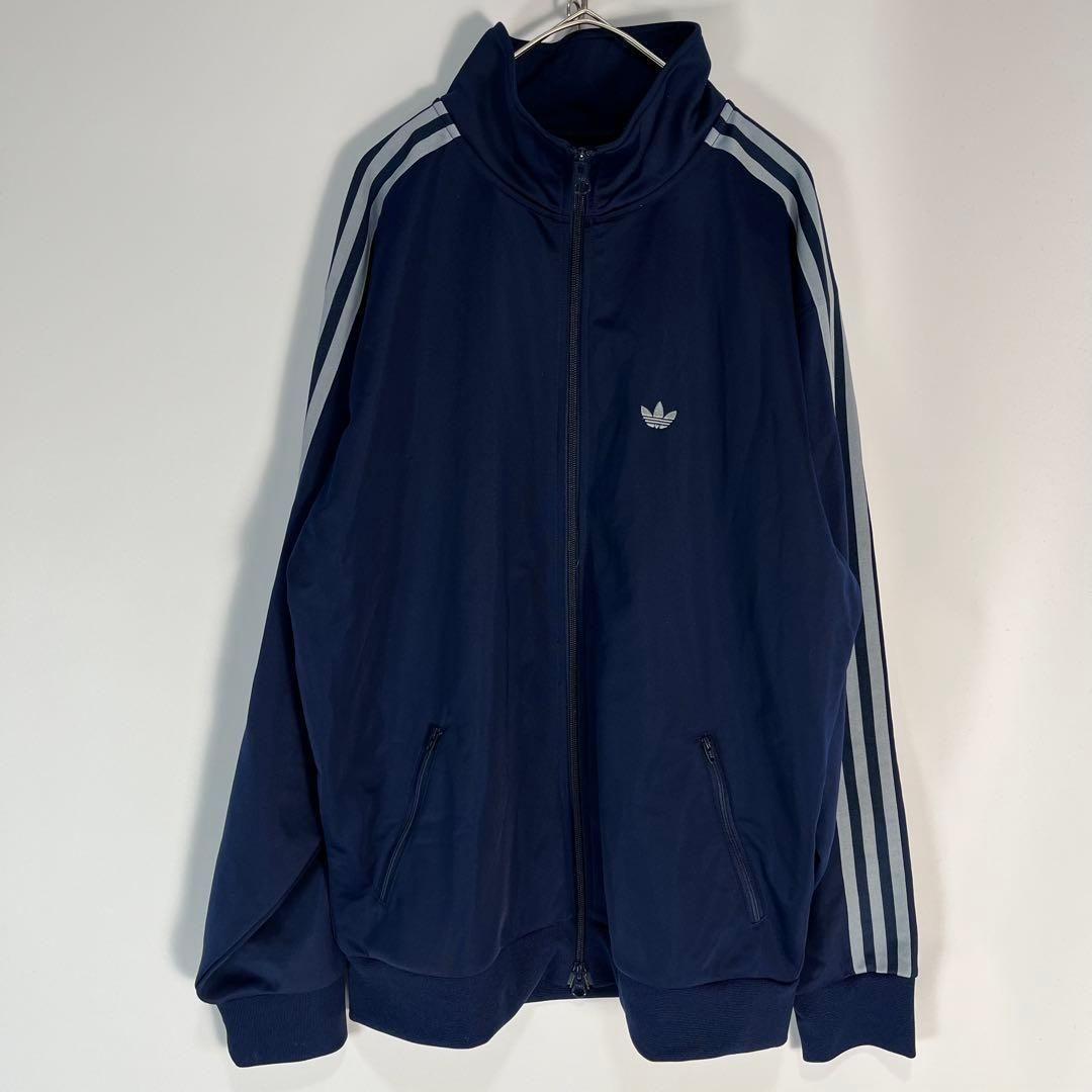adidas ベッケンバウアー トラックジャケット ジャージ ネイビー adidas】ベッケンバウアー トラックジャケットネイビーM