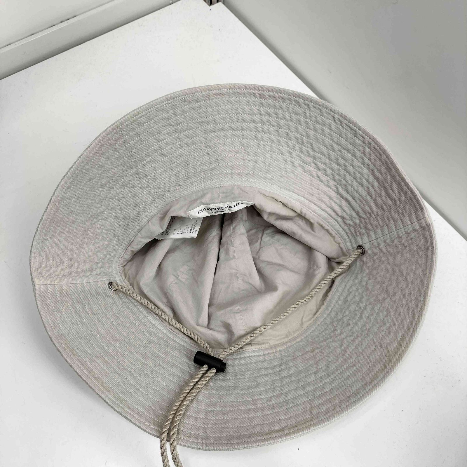 キジマタカユキ KIJIMA TAKAYUKI リネン フィッシャーマン ハット キジマタカユキ KIJIMA TAKAYUKI 23SS Botanical dyed fisherman hat