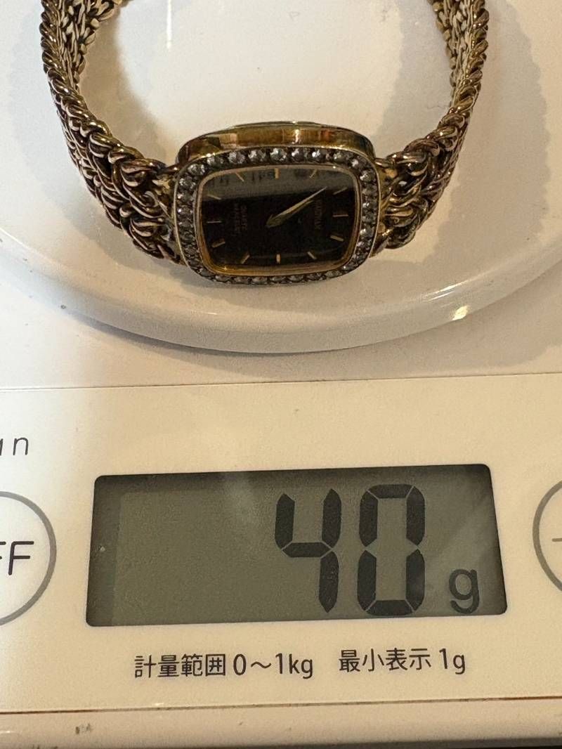 Waltham ウォルサム 57115 クォーツ 腕時計 0.925 silver シルバー