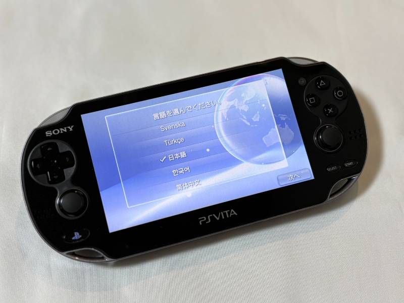 SONY PlayStation Vita PSVITA PCH 1100 ブラック 初期化済み
