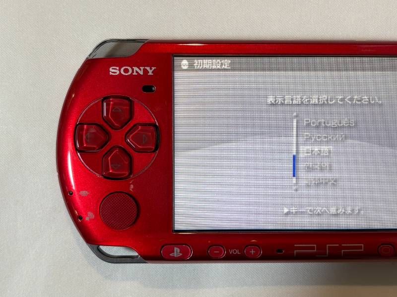 SONY PlayStation Portable PSP 3000 RR レッド 初期化済み