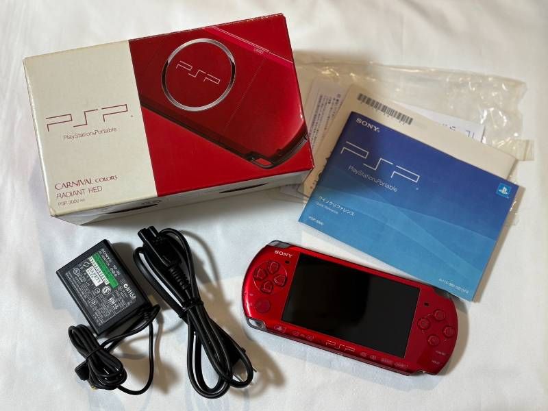 SONY PlayStation Portable PSP 3000 RR レッド 初期化済み