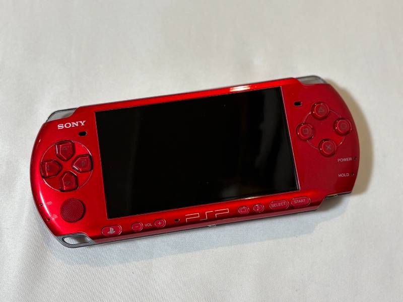  SONY PlayStation Portable PSP 3000 RR レッド 初期化済み 本体(PSP) プレイステーションポータブル(PSP)