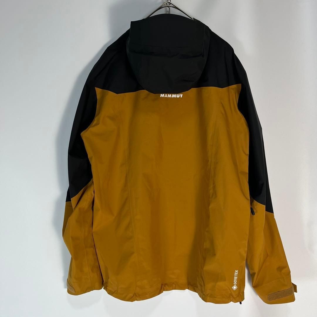 MAMMUT マウンテンパーカー S 黒/黄色 MAMMUT マウンテンパーカー ゴアテックス バイカラー 1010-28451