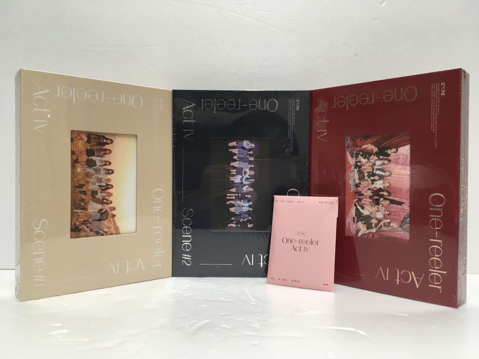 ※送料無料※ IZ*ONE ミニアルバム One-reeler / Act IV Scene#1 #2 #3 CD 未開封 セット囗G■