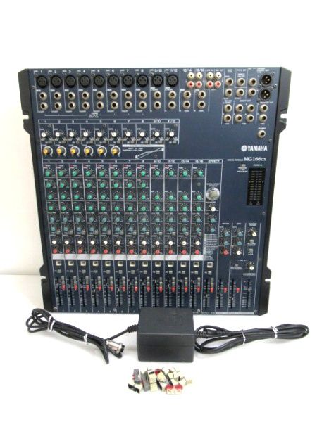 ヤマハ YAMAHA ミキシングコンソール MG166CX ミキサー 通確OK 専用箱