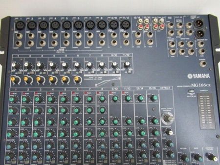 ヤマハ YAMAHA ミキシングコンソール MG166CX ミキサー 通確OK 専用箱