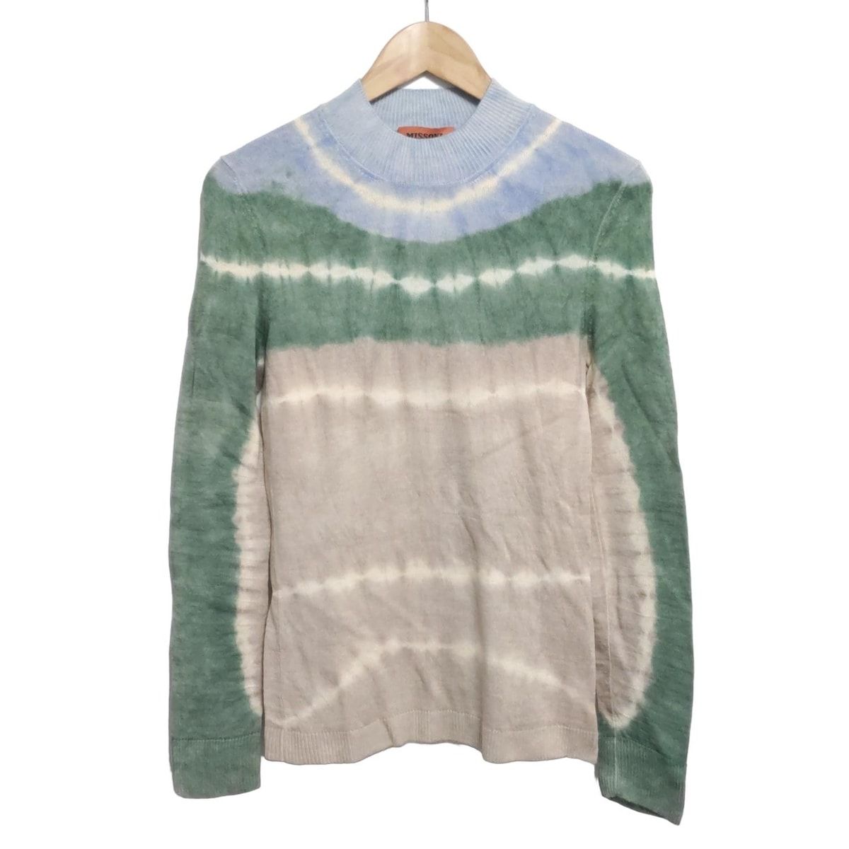 MISSONI(ミッソーニ) 長袖セーター サイズ42 M レディース - ベージュ