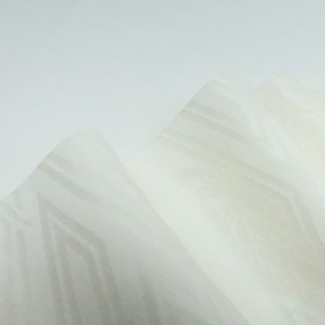 百華❀Y4404◇新品 単衣 正絹 ますいわ屋謹製 仕付け糸・半襟・居敷当