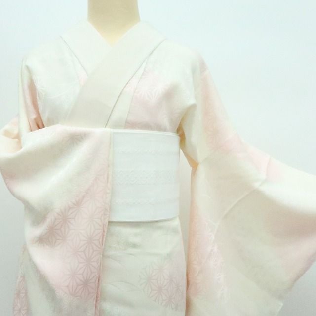Y2401◇新品 袷 正絹 半襟・仕付け糸付 手縫い 桜 市松 長襦袢 着物 百華❀Y4405◇美品 袷 正絹 やまと誂製 半襟付 手縫い仕立て 麻の葉