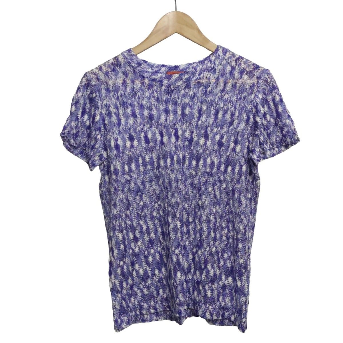 MISSONI(ミッソーニ) アンサンブル レディース美品 - パープル×白