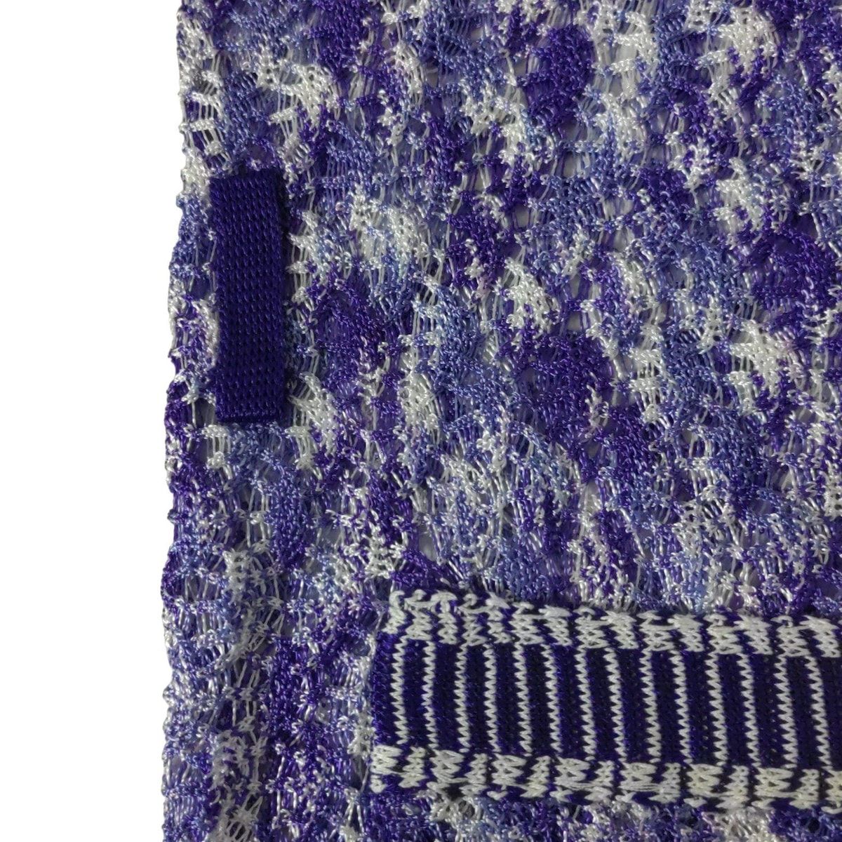 MISSONI(ミッソーニ) アンサンブル レディース美品 - パープル×白