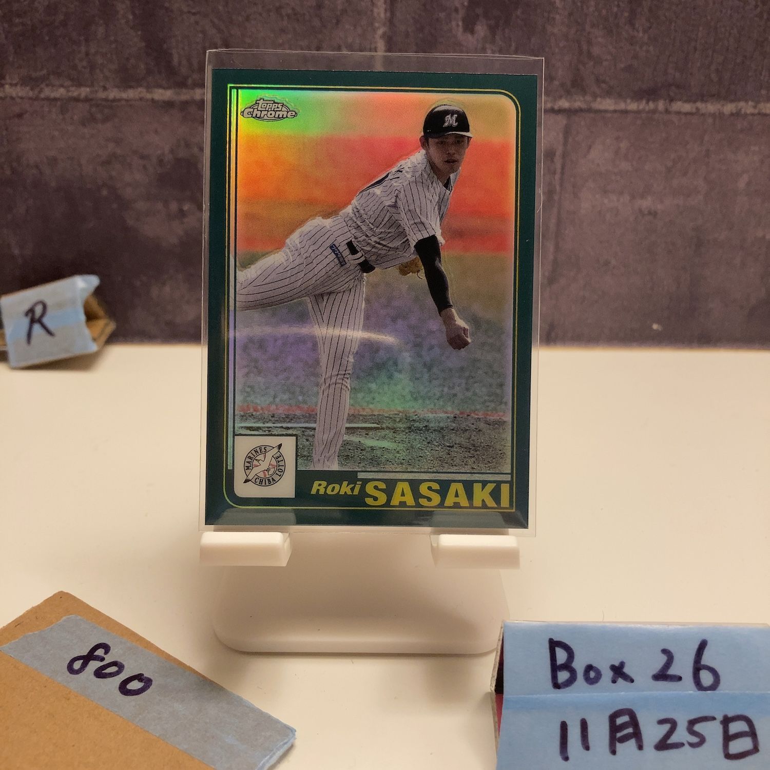 2023 Topps Chrome NPB 佐々木朗希 Roki Sasaki 千葉ロッテマリーンズ