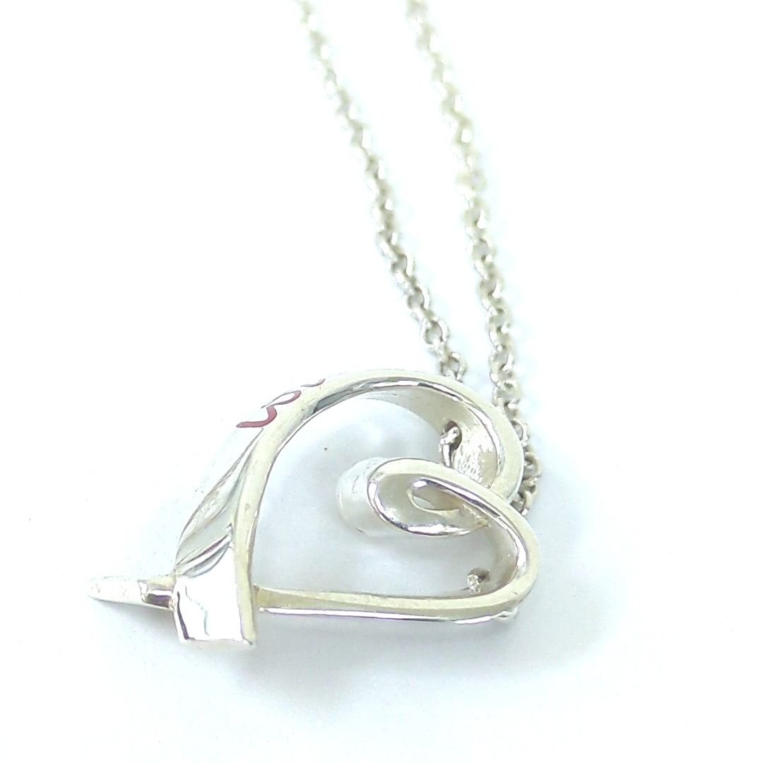 ティファニー ラビング ハート ペンダント ネックレス シルバー925