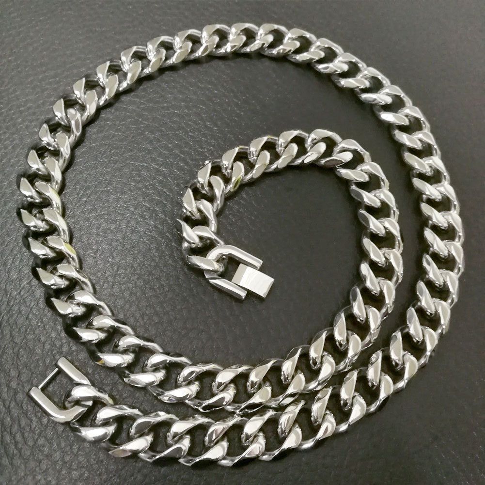 6mm×60cm 】シルバー 喜平 チェーンネックレス メンズ ステンレス 
