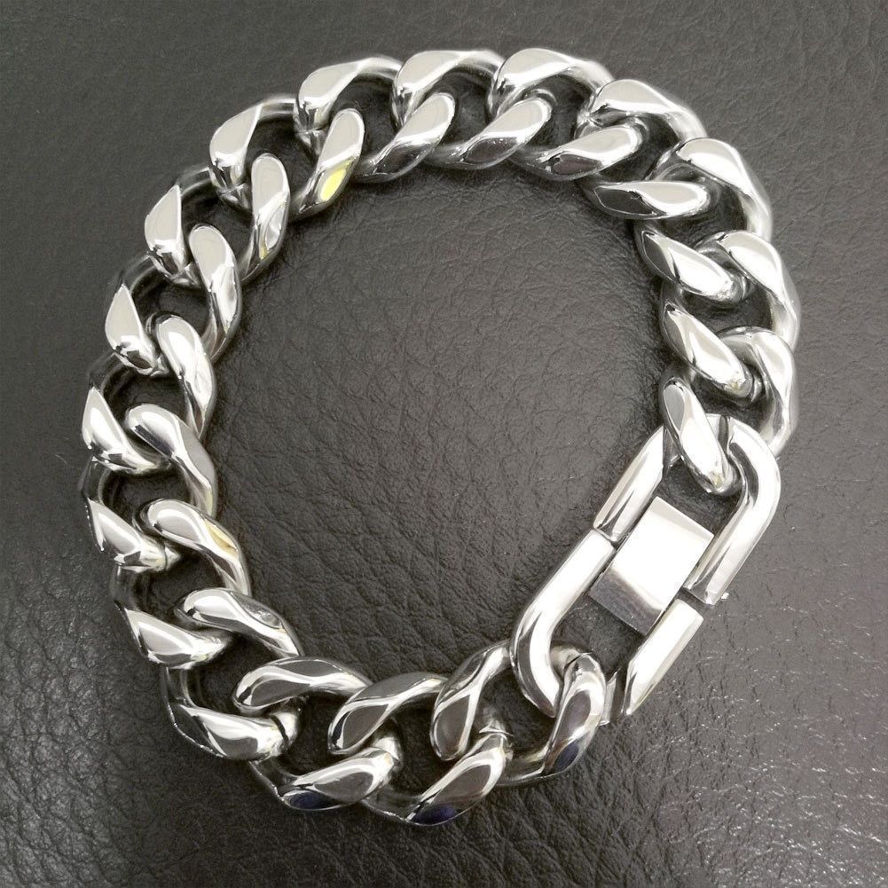 10mm×20cm】シルバー 喜平 ブレスレット チェーン ユニセックス - メルカリ