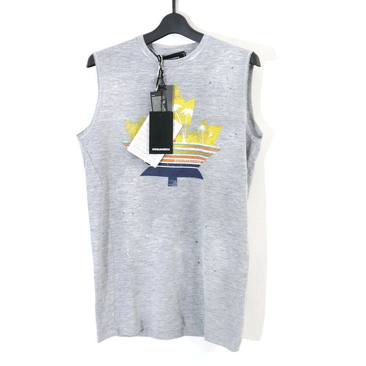 DSQUARED2 メイプルリーフ プリントTシャツ 新品】DSQUARED2 カナダ 