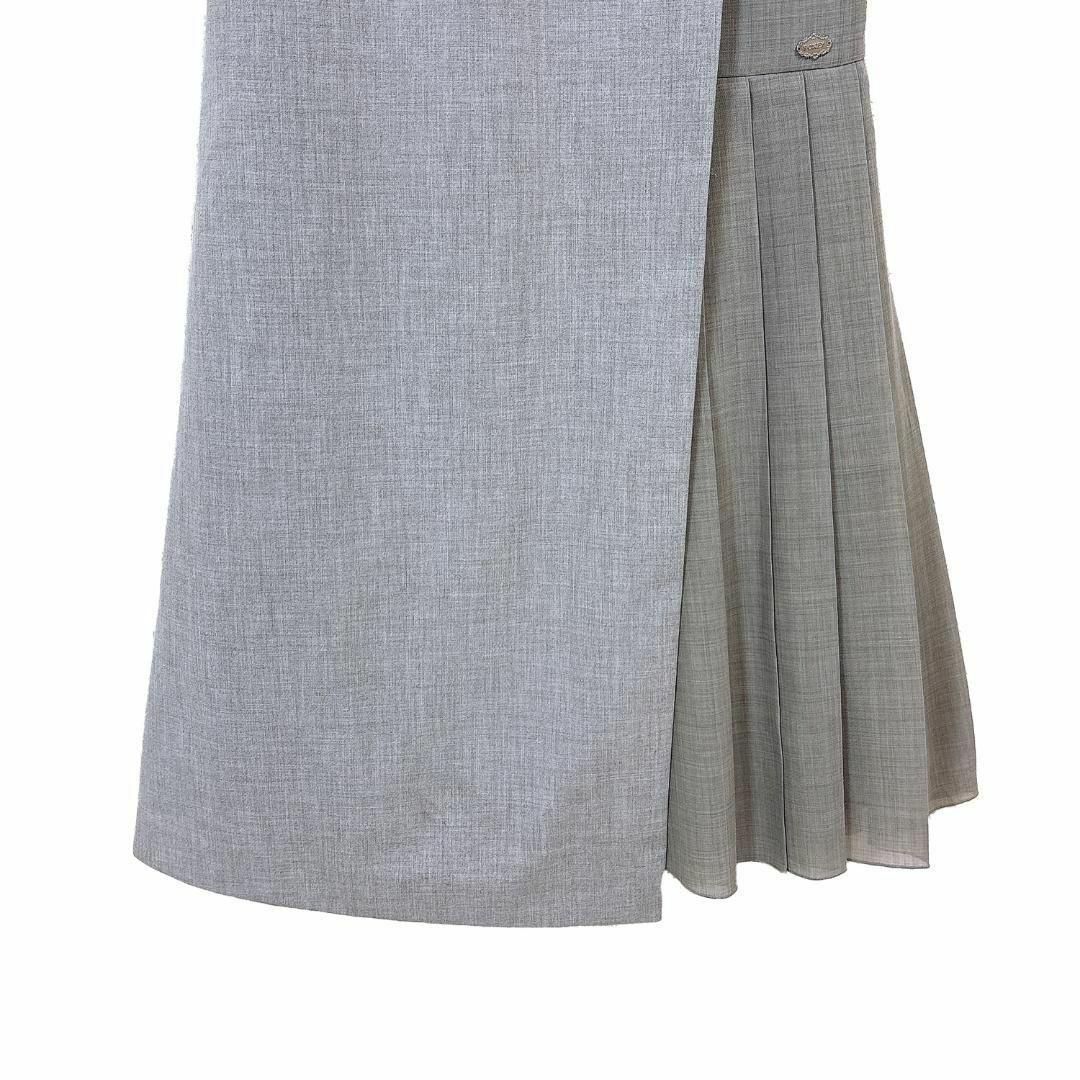 美品】FOXEY NEW YORK ノースリーブワンピース 38 無地 グレー - メルカリ