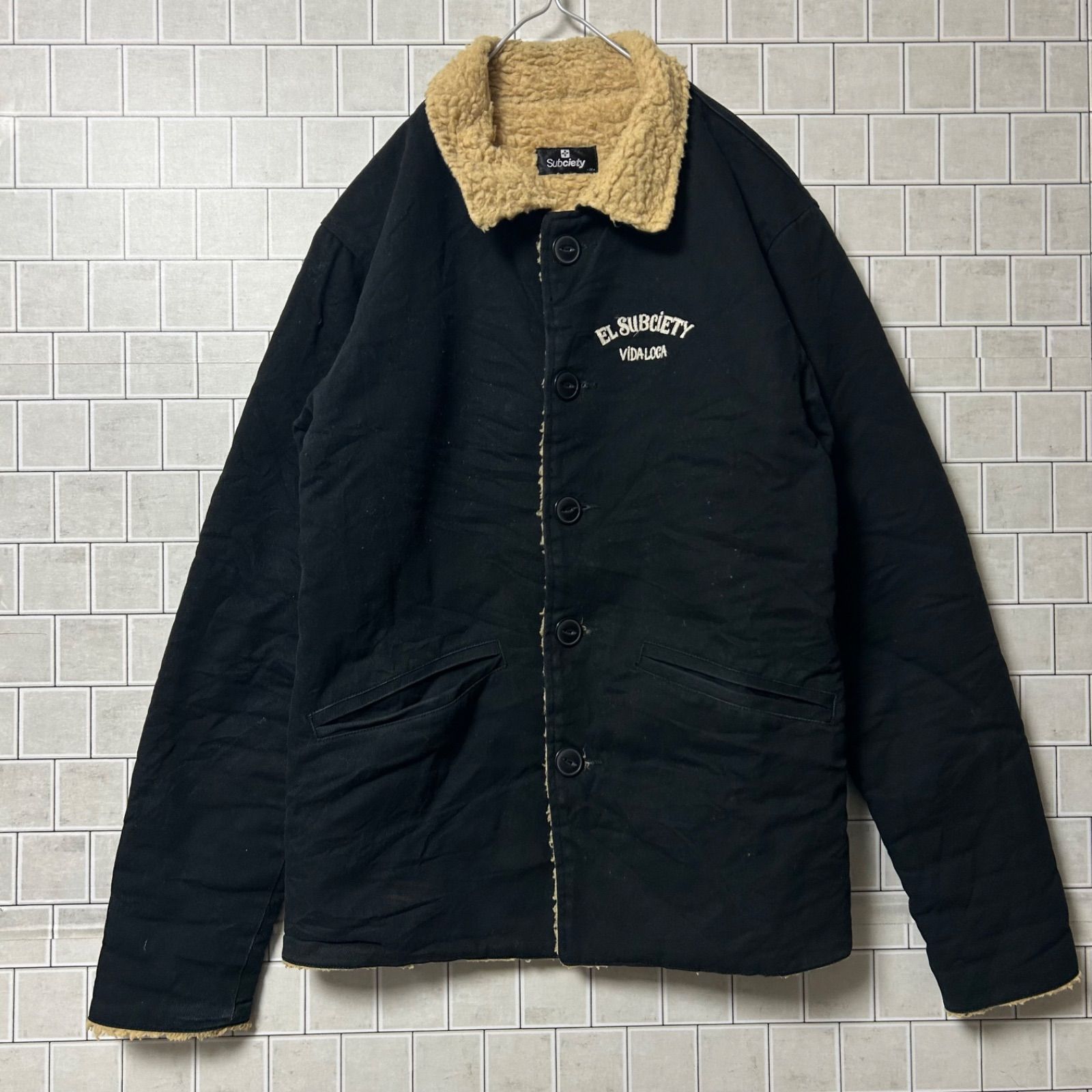 Subciety サブサエティEL SUBCIETY ボアデッキジャケット - メルカリ
