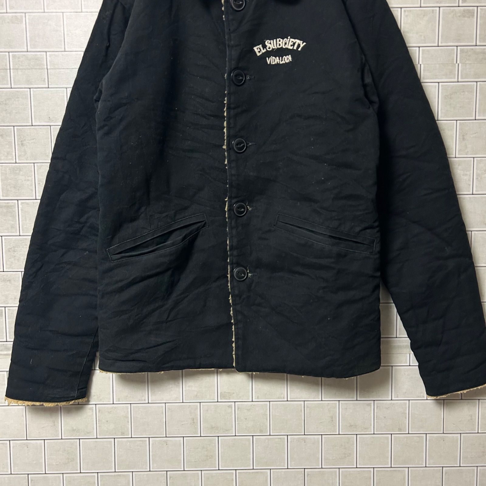 Subciety サブサエティEL SUBCIETY ボアデッキジャケット - メルカリ