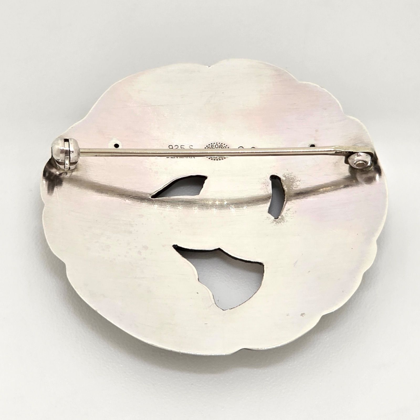 GEORG JENSEN ジョージ・ジェンセン リーフ ブローチ 20 ピンブローチ