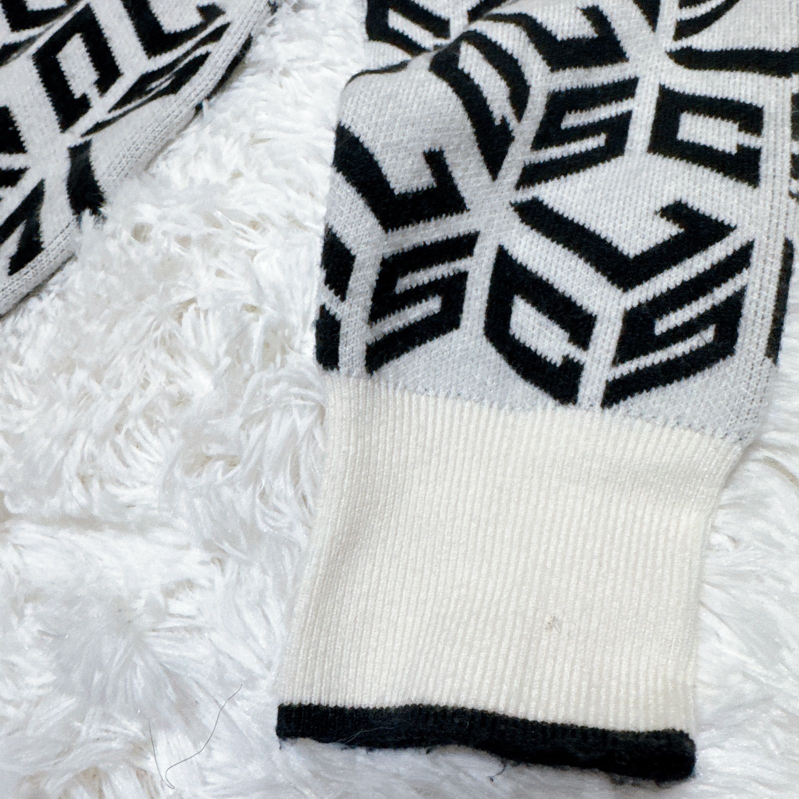 le coq sportif ゴルフコレクション 総柄ニットセーター Lサイズ V