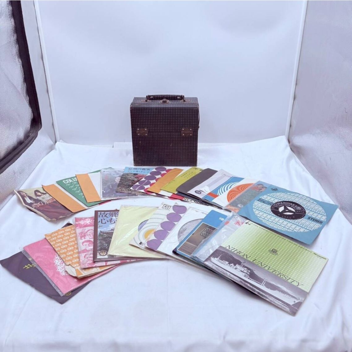 昭和レトロEPレコードまとめ＆レコードケース付き 扱い
