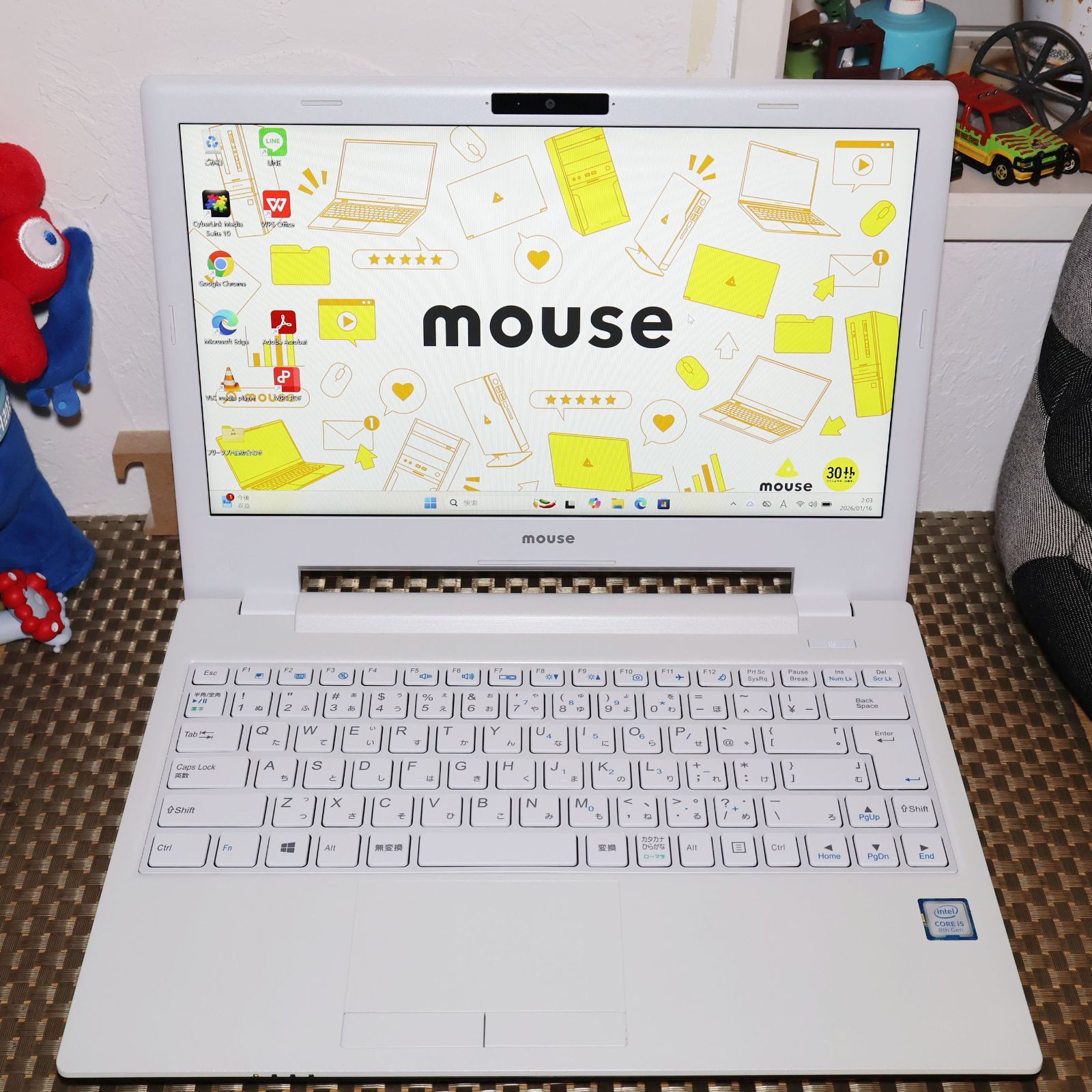 美品！人気の白！Win11公式対応Corei5/メ8G/高速SSD/FHD/無線 - メルカリ