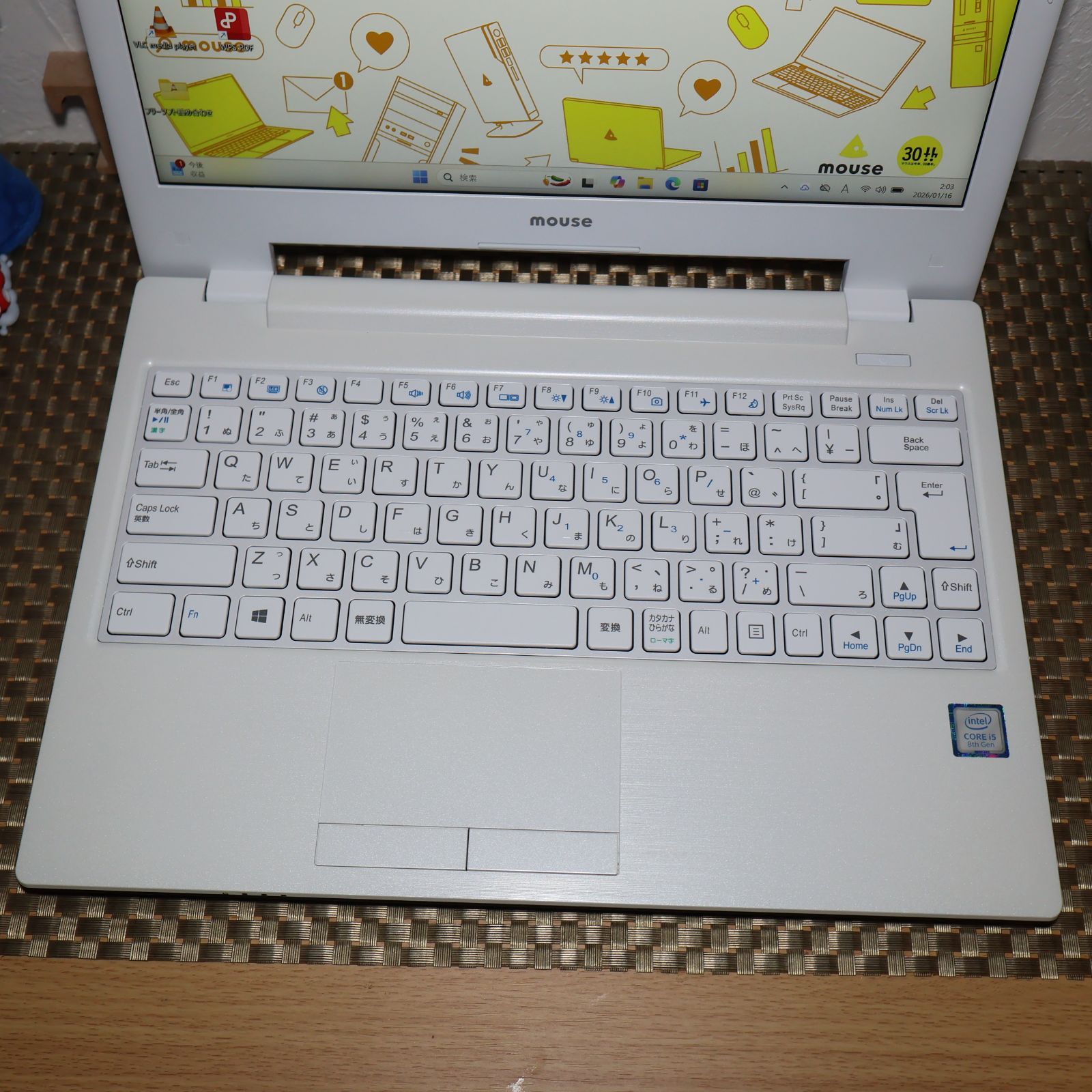 美品！人気の白！Win11公式対応Corei5/メ8G/高速SSD/FHD/無線 - メルカリ