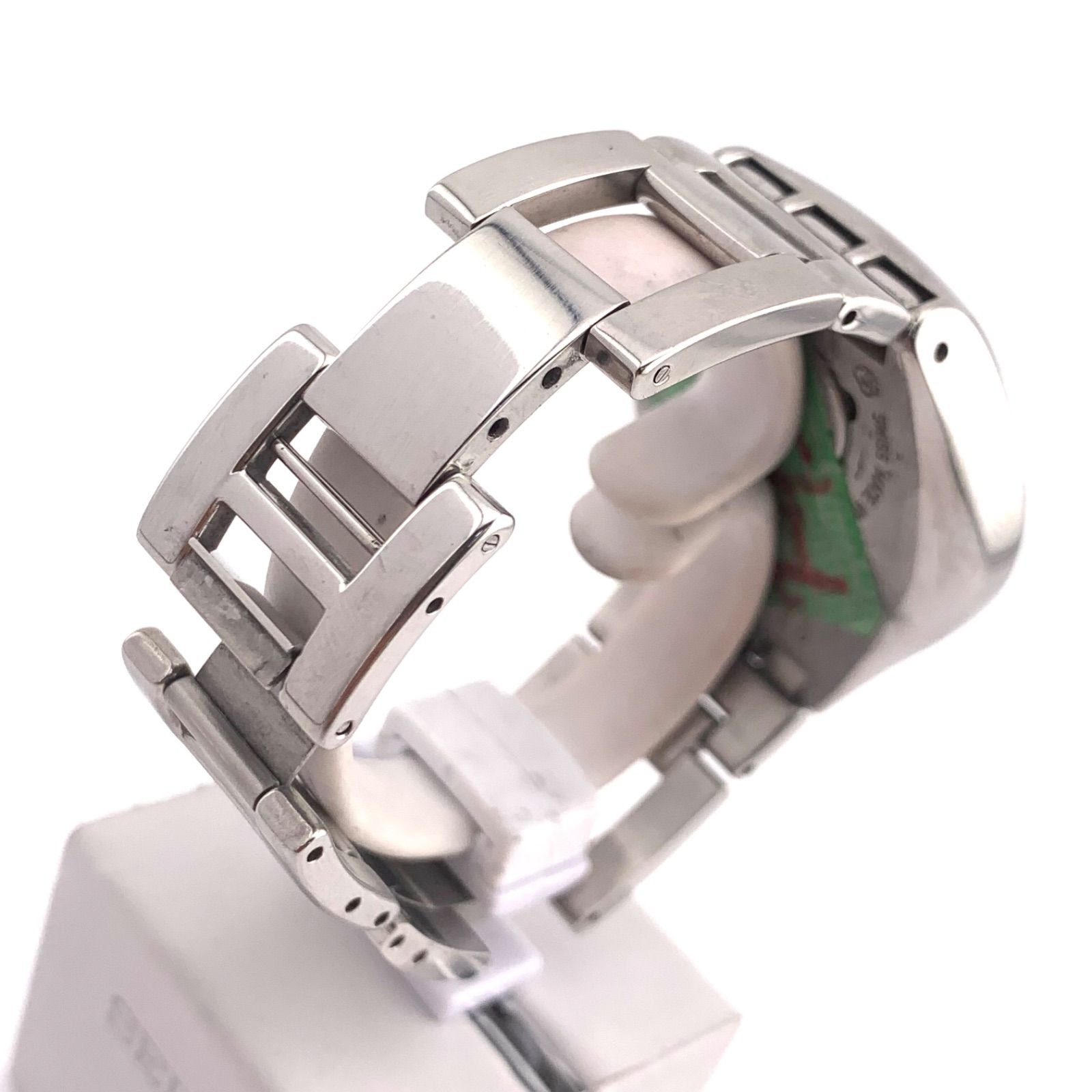 中古】Swatch AG 1999 クロノグラフ 腕時計 シルバー/ブラック ユニ 