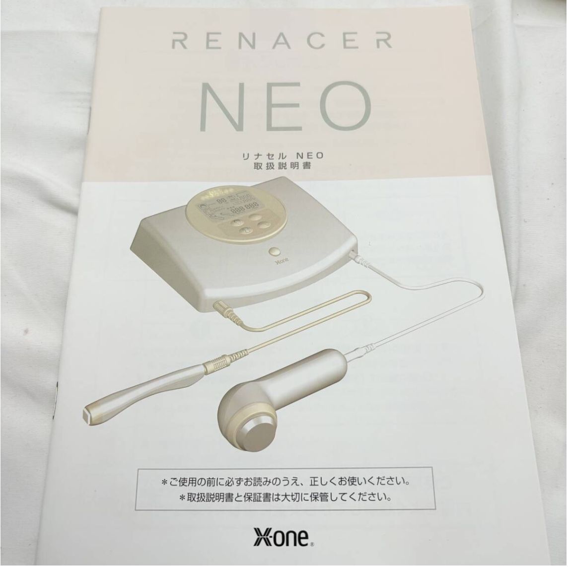 自宅でサロン級ケア RENACER NEO 美顔器／動作確認済／長期保管品③