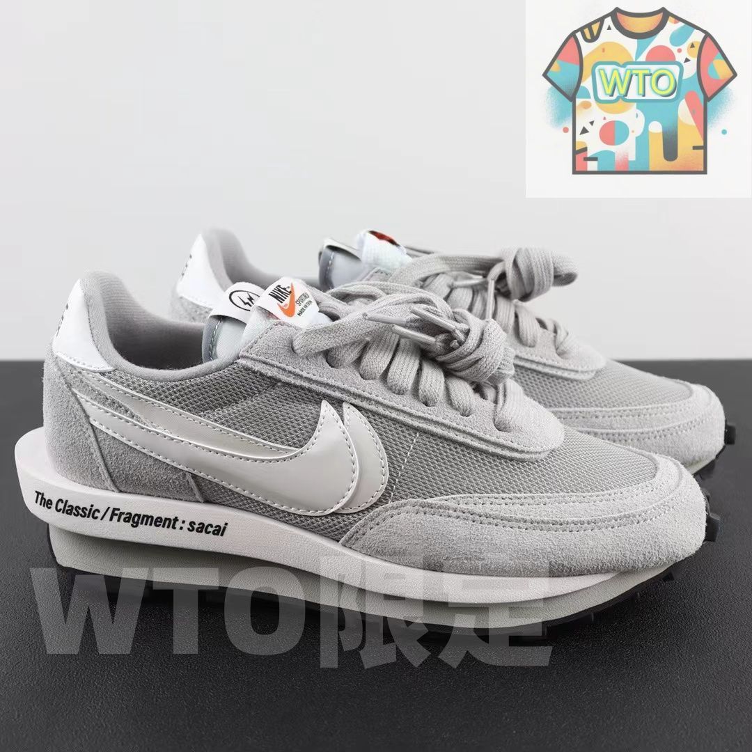 ナイキ LD ワッフル SF サカイ フラグメント グレー 27cm Fragment × sacai × Nike LD Waffle 