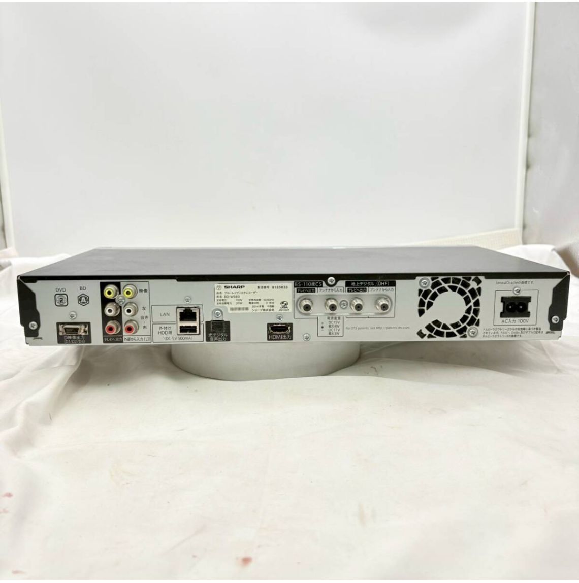 SHARP BD-W560SW Blu-rayレコーダー HDD500GB SHARP ブルーレイレコーダー BD-W560 ジャンク HDD500GB ダブル