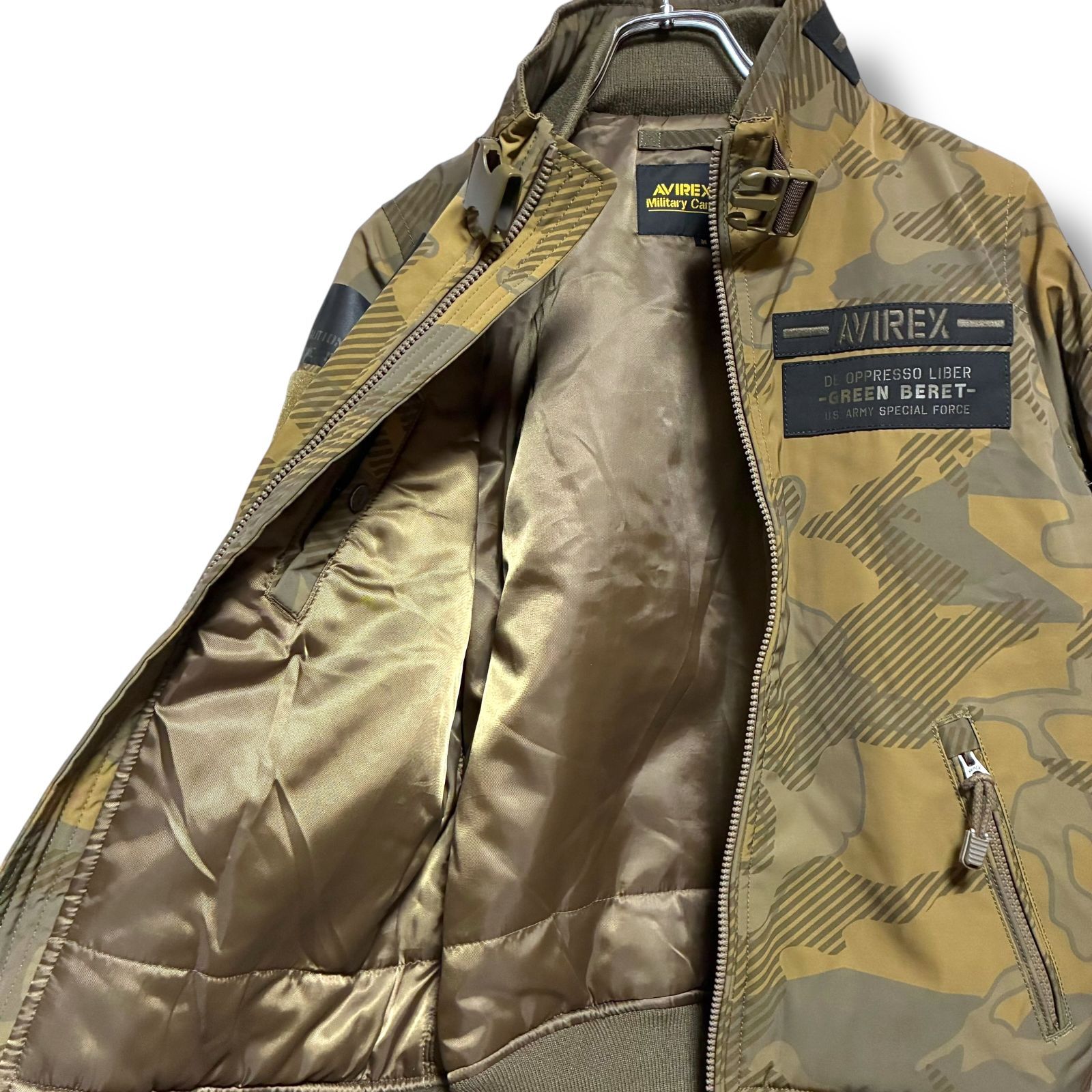 AVIREX アヴィレックス 迷彩 カーキ メンズ アウター ジャケット MA-1
