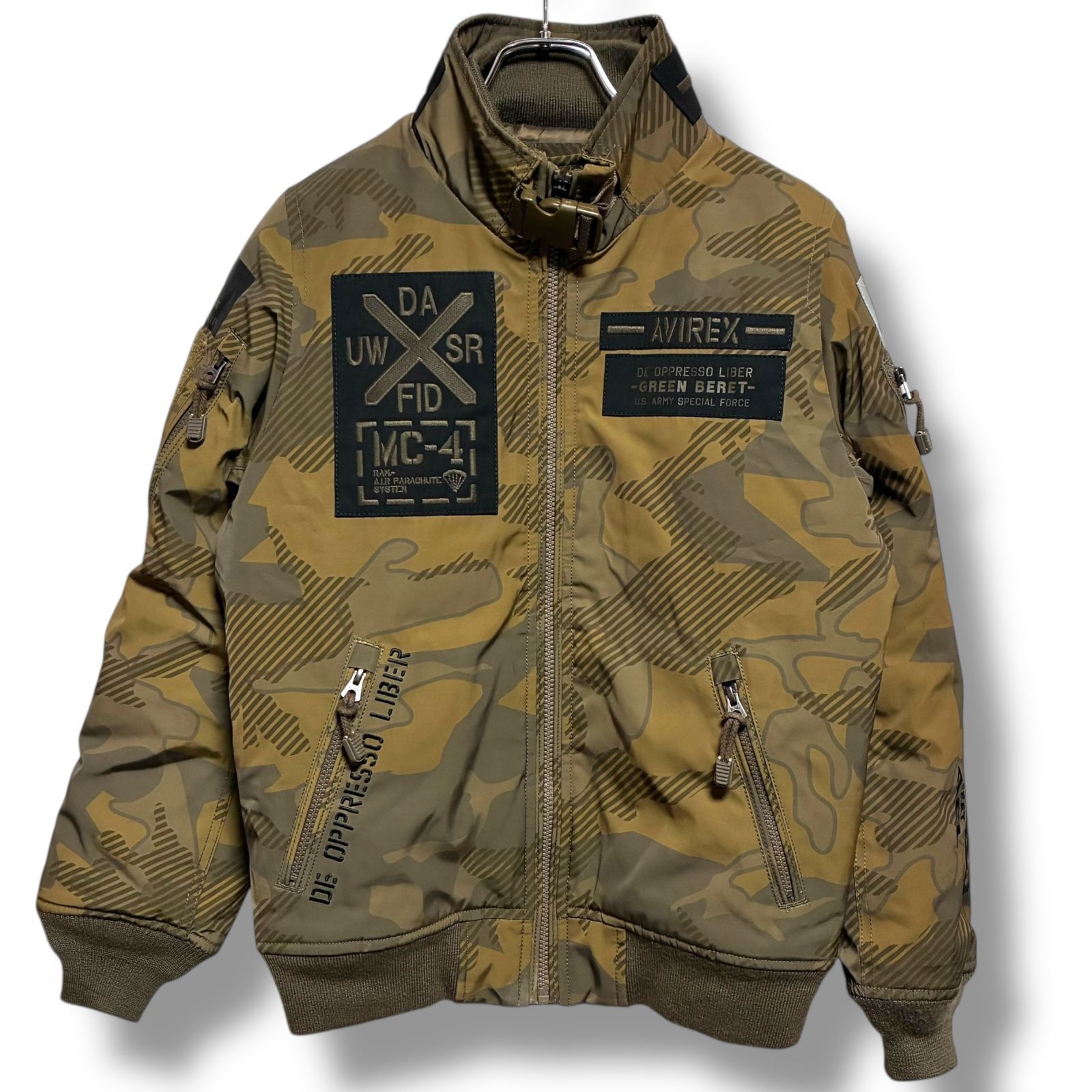 AVIREX アヴィレックス 迷彩 カーキ メンズ アウター ジャケット MA-1