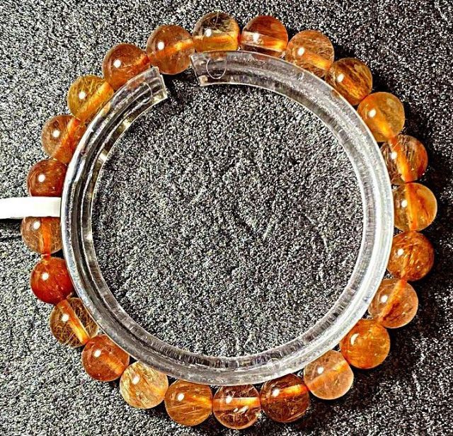 金髪水晶:金針ルチル24m m保証書付きパワーストーン台湾花蓮産新品同様 金髪水晶:金針ルチル24m m保証書付きパワーストーン台湾花蓮産新品同様