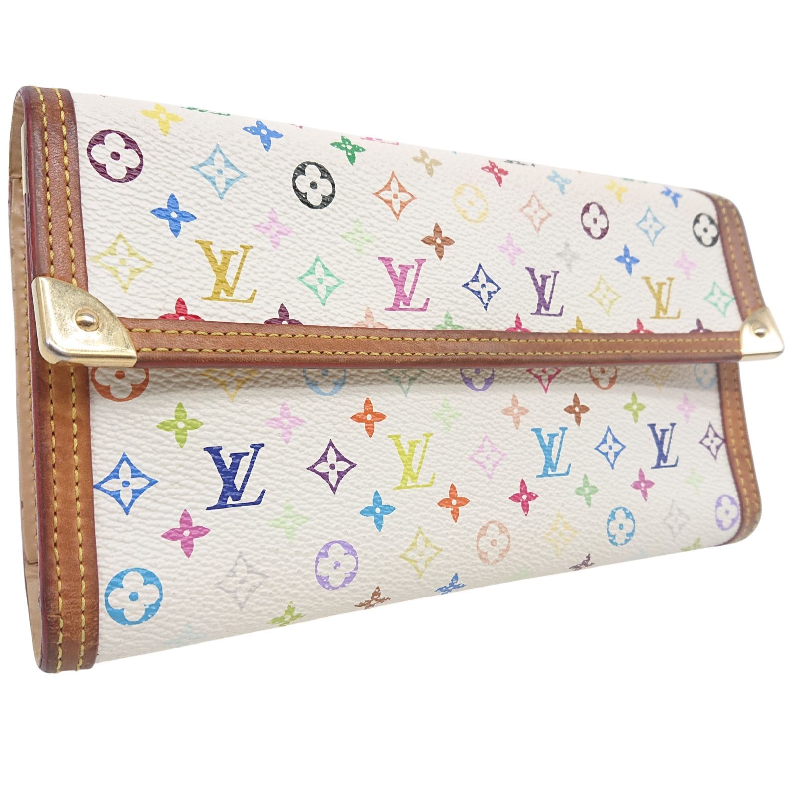 LOUIS VUITTON ルイ ヴィトン マルチカラー ポルトトレゾール