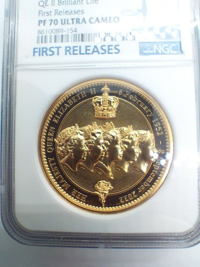 NGC PF70 ニウエ 2025 チャールズ3世 女王エリザベス2世追悼記念 ハイ
