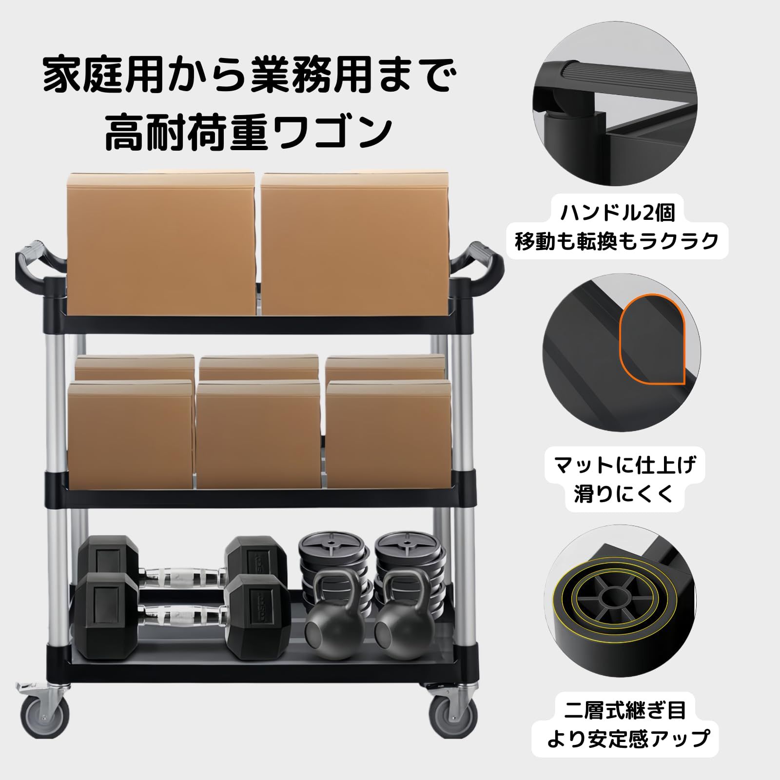 厨房 業務用 ワゴン キャスター キッチンワゴン 業務用 ワゴン 