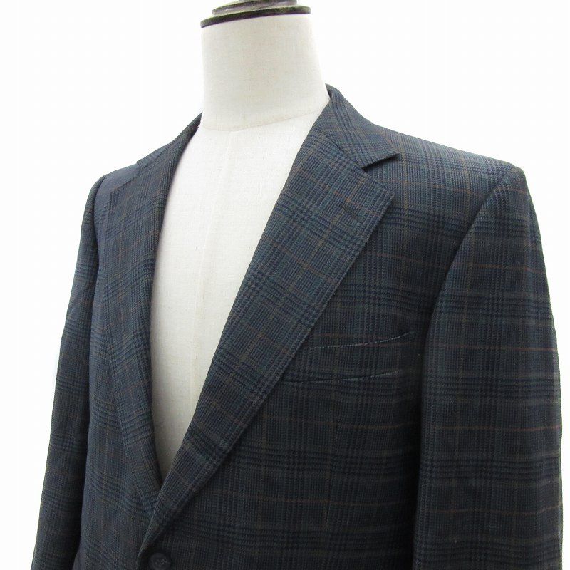 ダンヒル dunhill スーツ テーラードジャケット ミドル丈 シングル