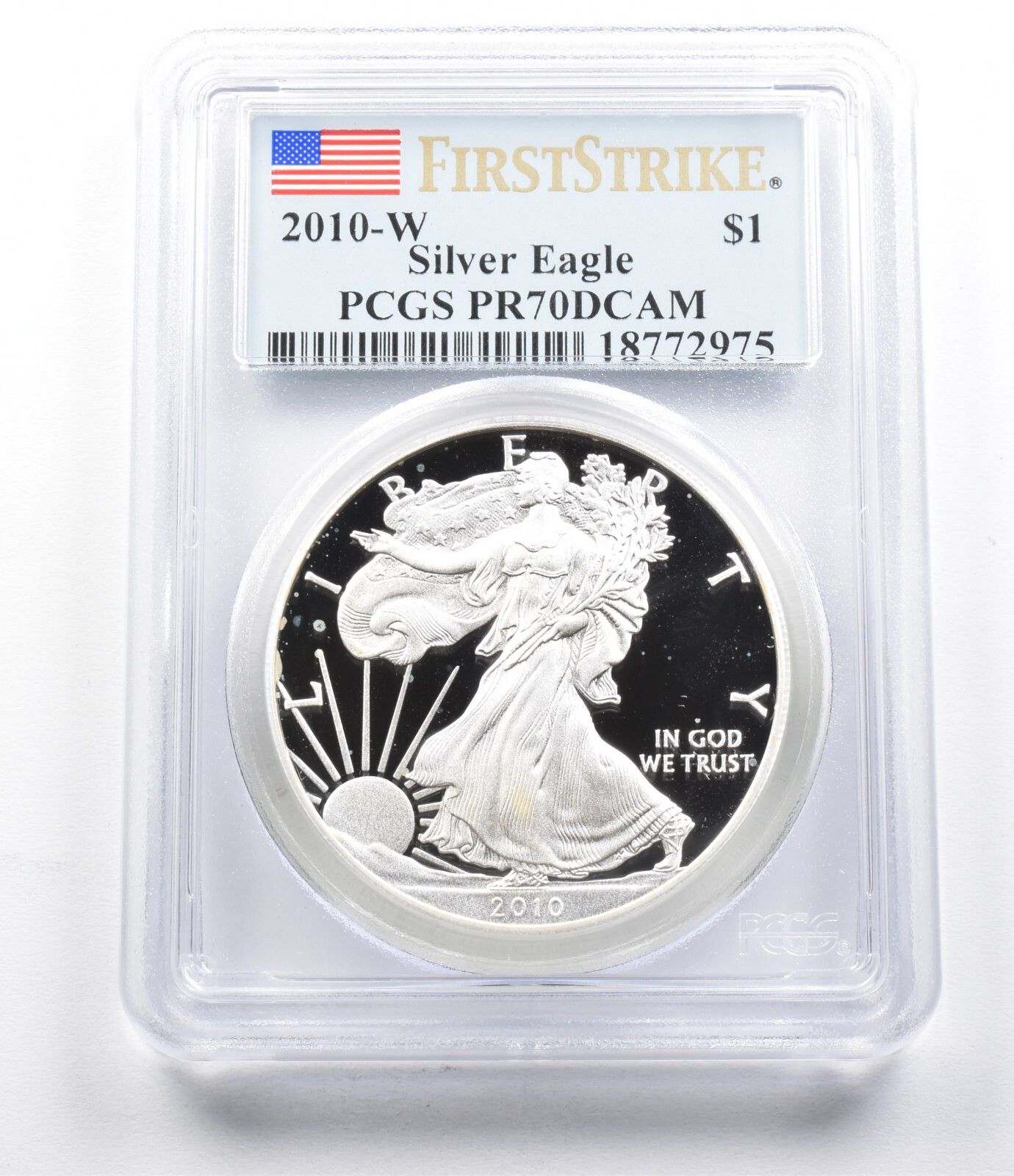 PR70 DCam 2010-W アメリカン シルバー イーグル FS PCGS *5907 - メルカリ