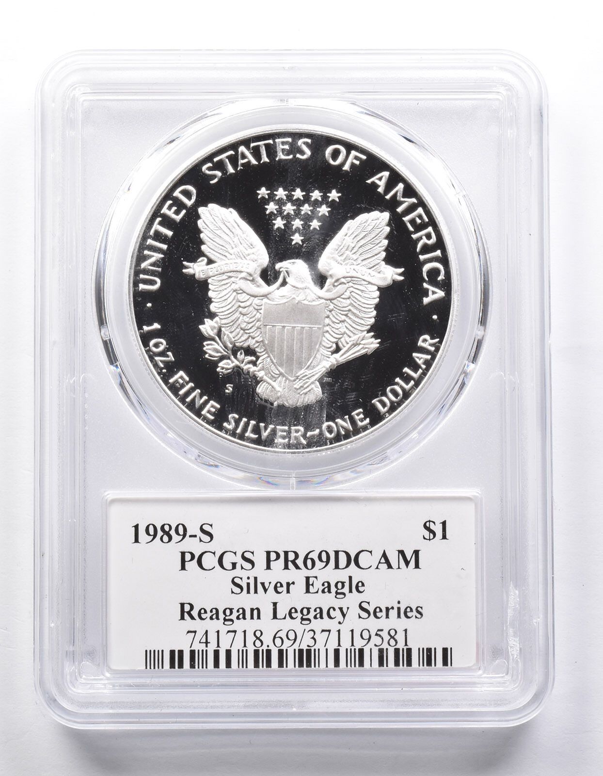 PR69 DCAM 1989-S アメリカン シルバー イーグル レガシー アシュリー